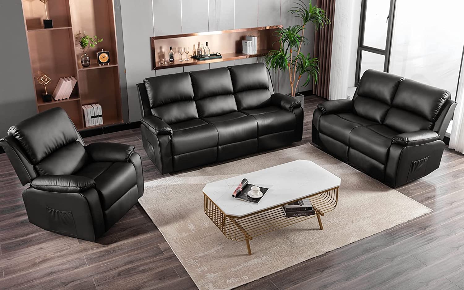 Leather Reclining Sofas And Loveseats