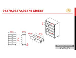 Chest in White 97370