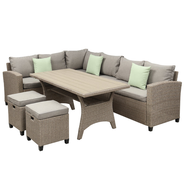 U-STYLE Patio Furniture Set (5Pcs)