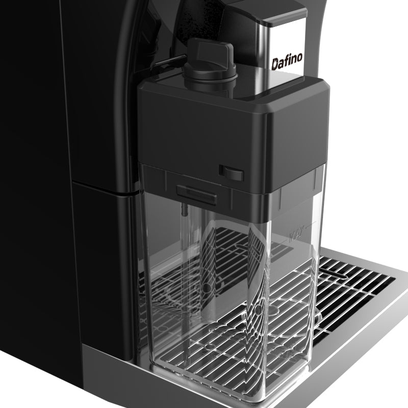 Dafino-202 Fully Automatic Espresso Machine with milk tank, Black