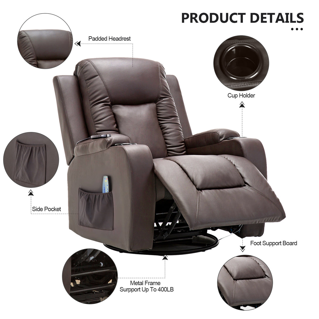 Comhoma Modern Massage Recliner Chair WMT H7134