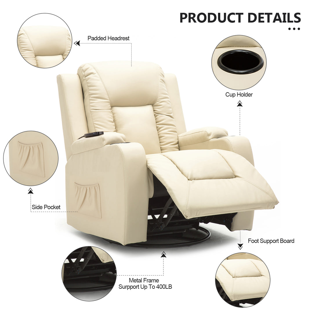 Comhoma Modern Massage Recliner Chair WMT H7134