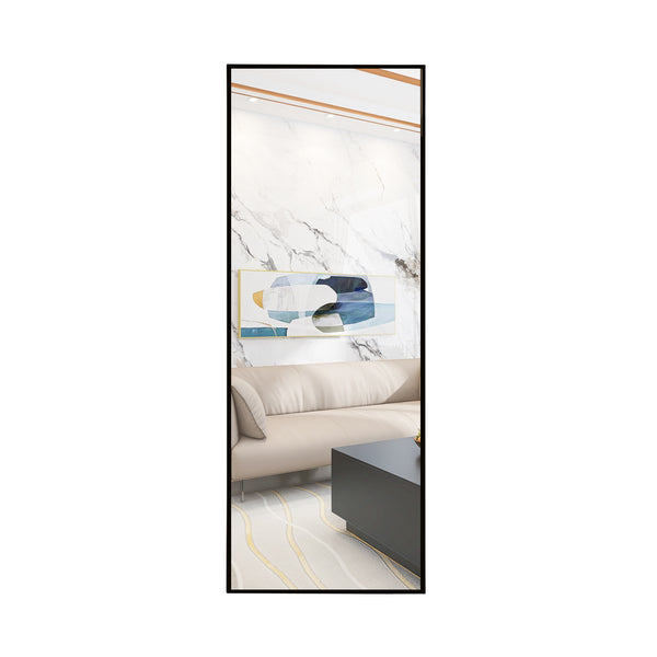 65" x 24" Full Length Mirror Black