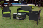 Patio Outdoor Rattan Furniture Set (4pcs)