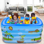 Inflatable Swim Pool for Kids, Indoor & Outdoor，71‘’W*55\'\'D*23.6\'\'H
