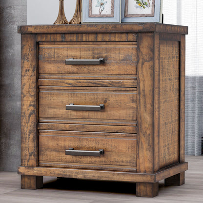 Rustic Wood Framhouse Nightstand