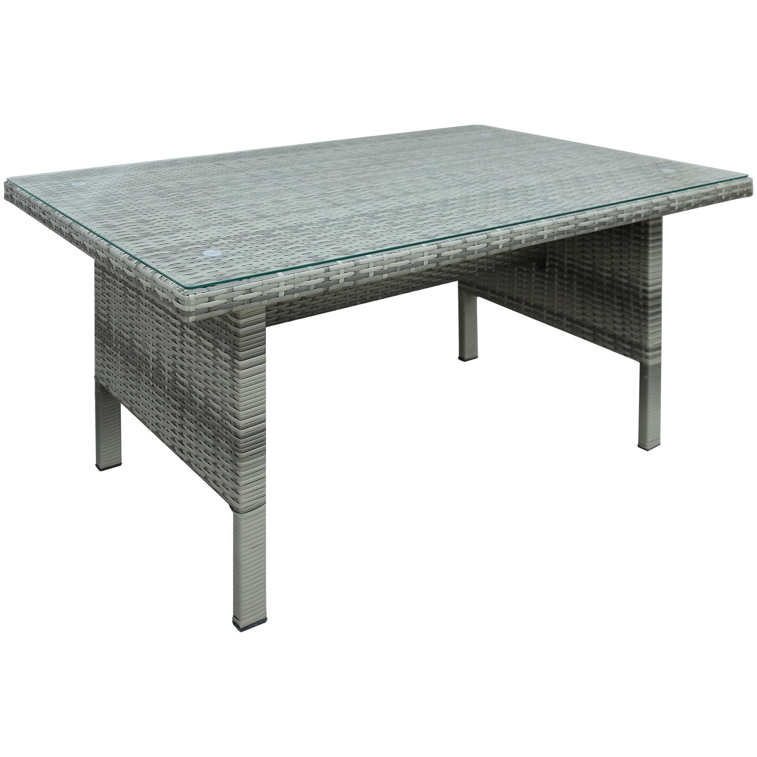 Patio Furniture Outdoor Sectional Sofa Set, Gray (6Pcs)
