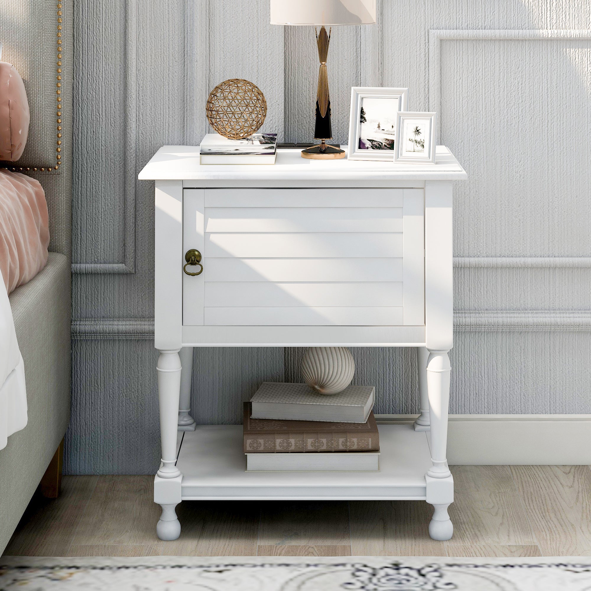 Versatile Nightstand White