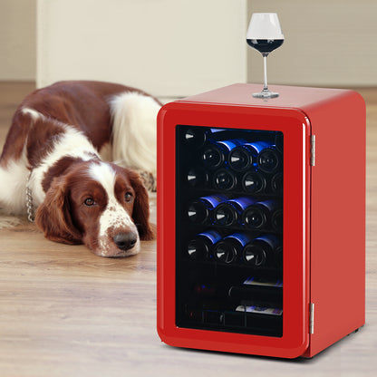 Countertop Freestanding Wine Cellars Red