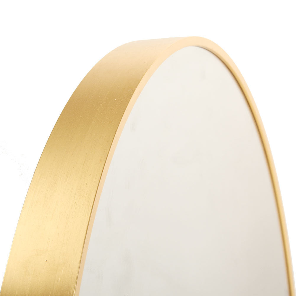 32" Wall Circle Mirror Golden