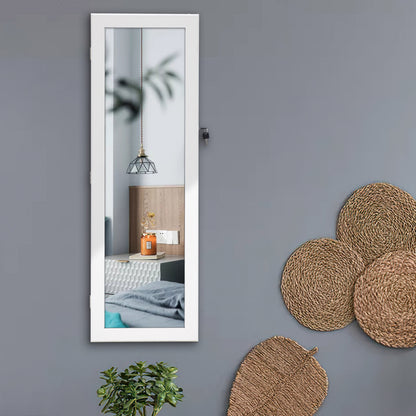 Fashion Simple Jewelry Storage Mirror Cabinet