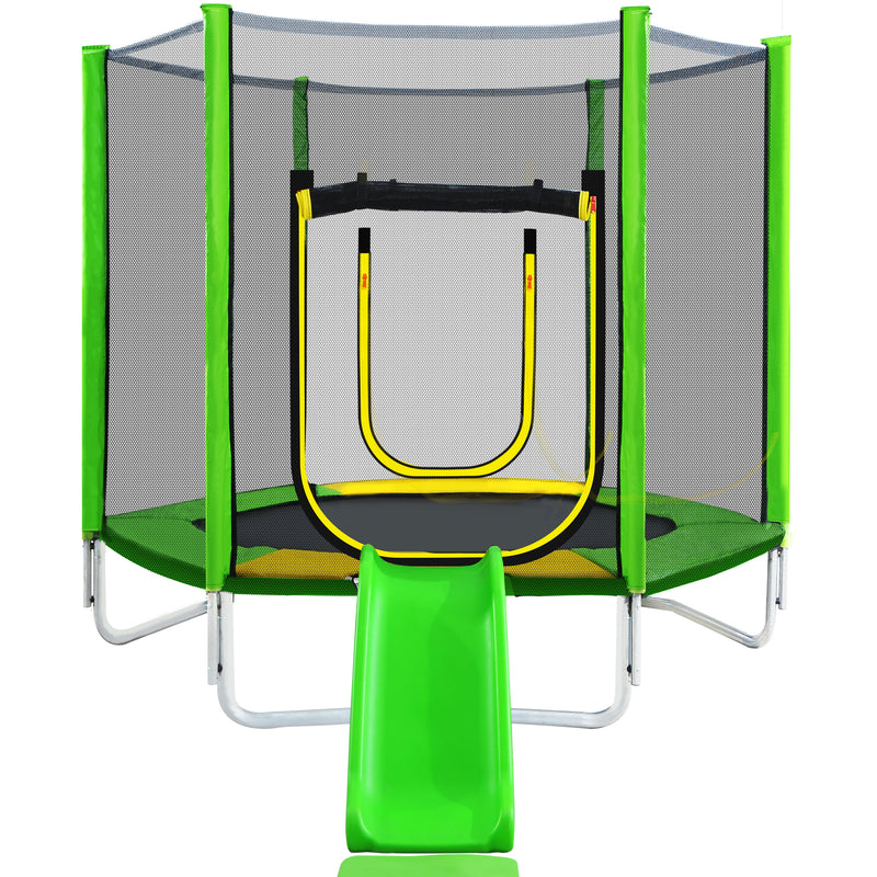 Mini Outdoor Trampoline  7FT // Green