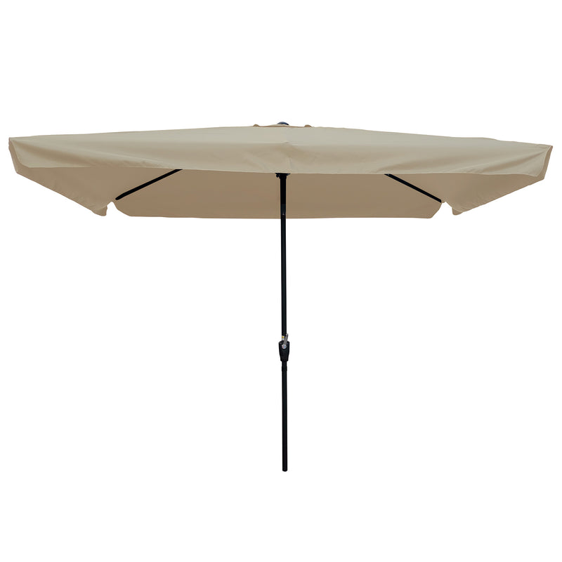 Rectangular Patio Umbrella, Beige