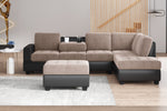 L Shaped Modern Sectional Sofa with Reversible Chaise