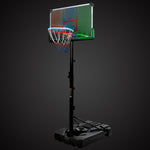 Portable Basketball Hoop Basketball with LED Lights, Black