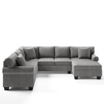  Classic Chesterfield Sectional Sofa