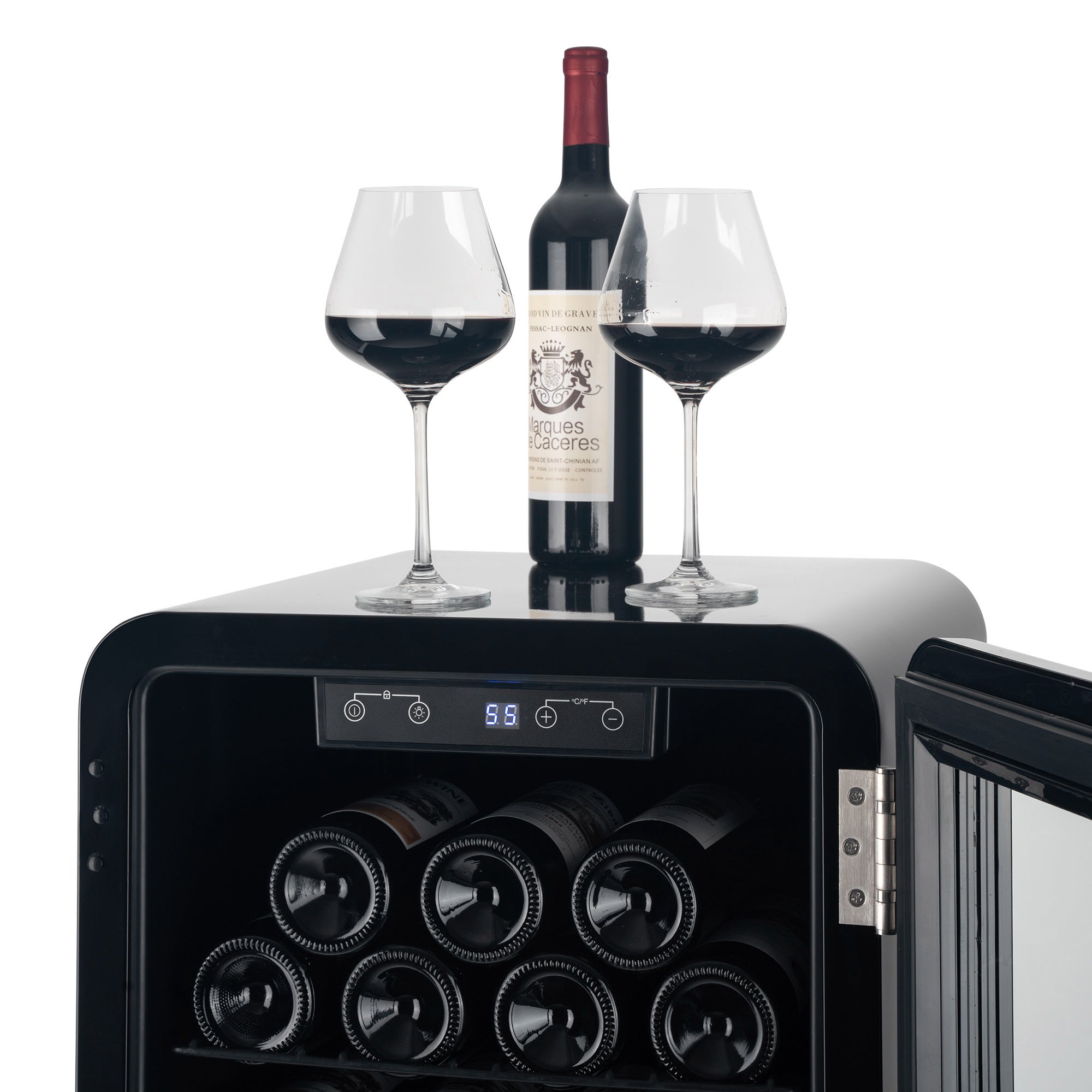 Digital Temperature Control Countertop Freestanding Wine Cellars