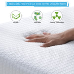 8 Inches Gel & Charcoal Infused Memory Foam Mattress, Queen