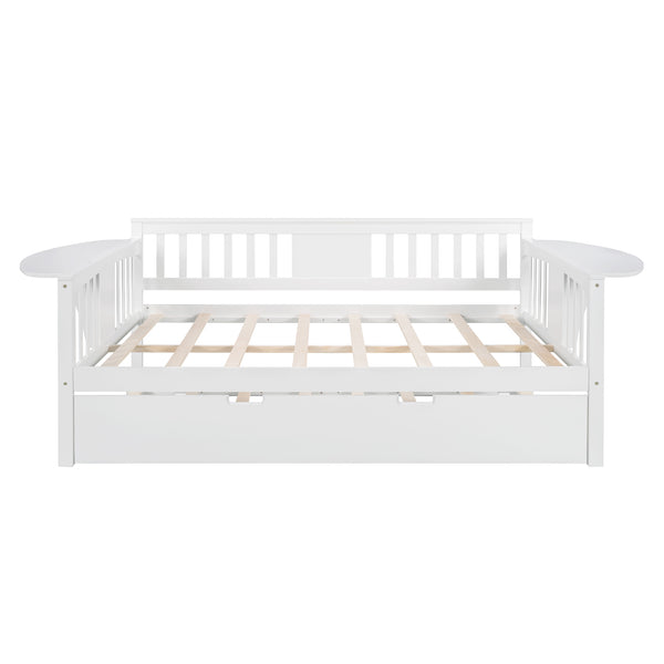 Full size Daybed with Trundle White