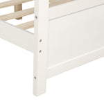 Wood Daybed with Support Legs-White