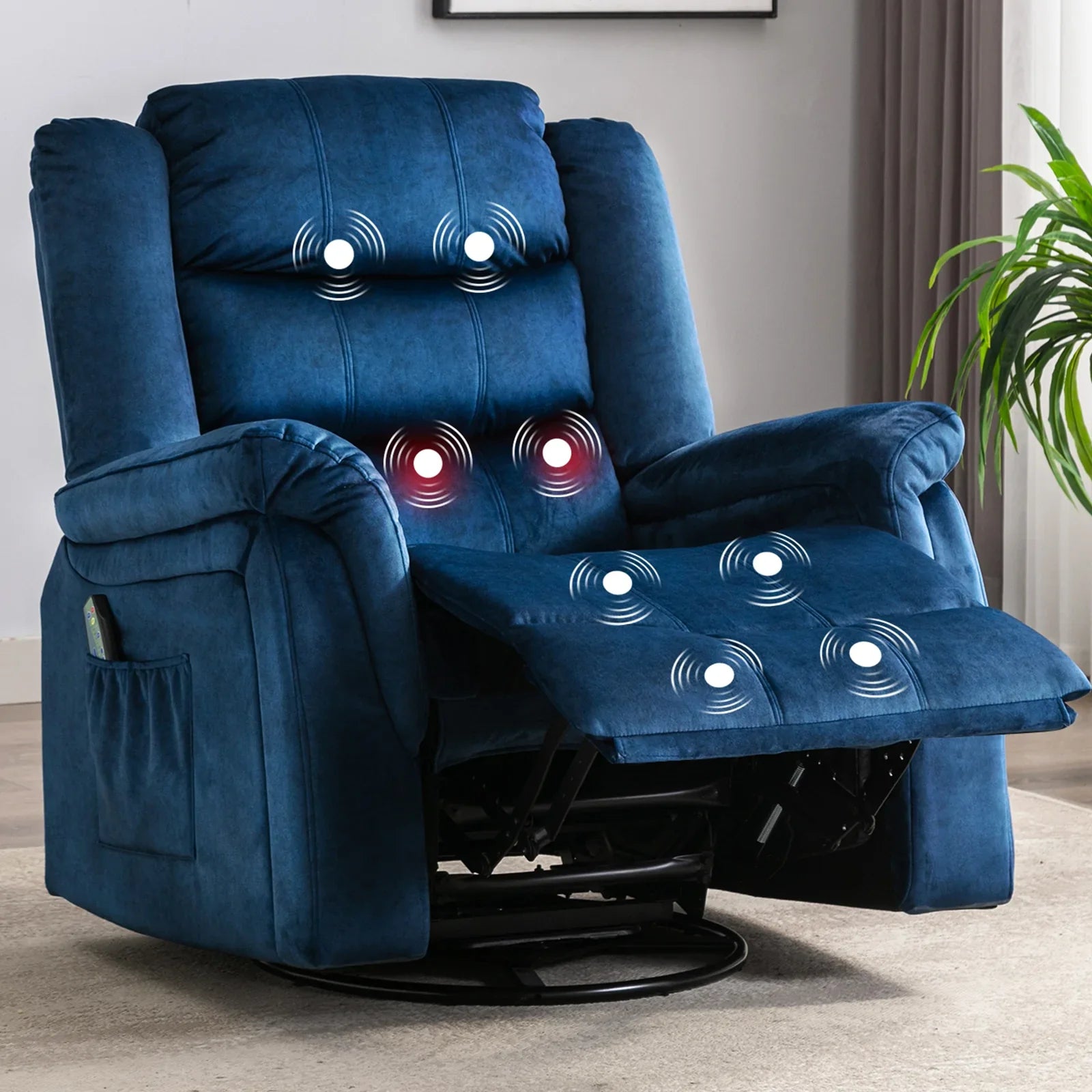Swivel rocker top recliner lift chair