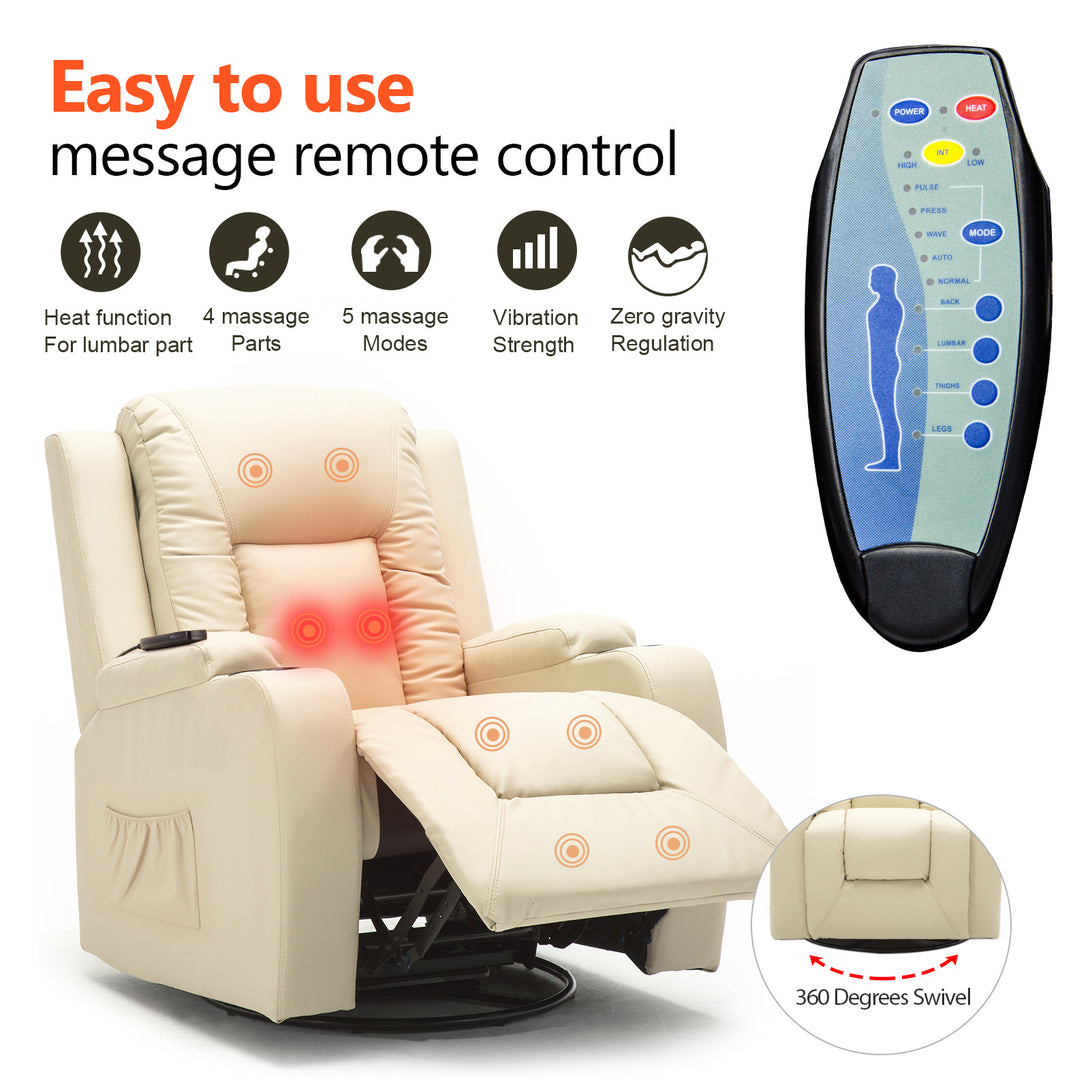 Comhoma Modern Massage Recliner Chair WMT H7134