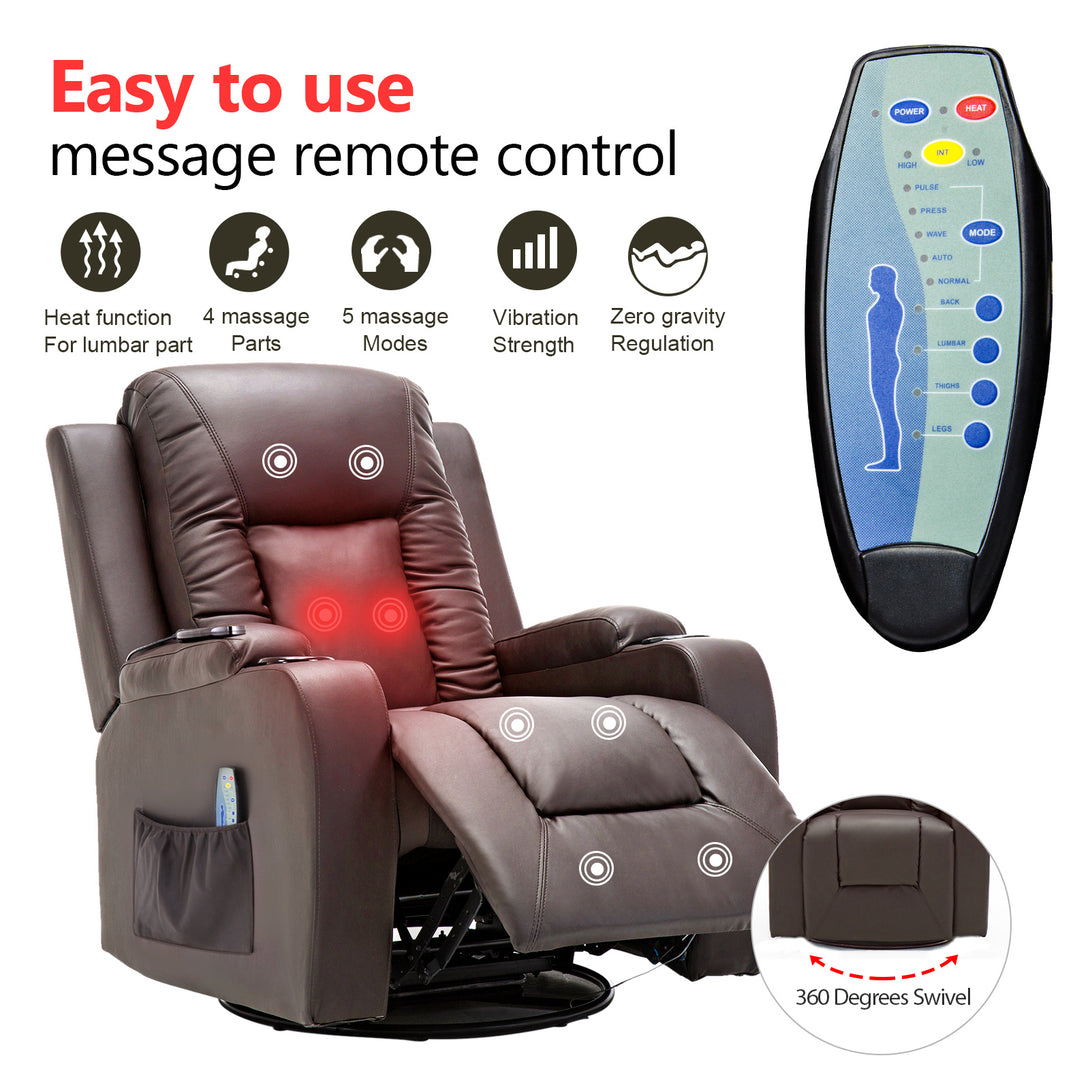 Comhoma Modern Massage Recliner Chair WMT H7134