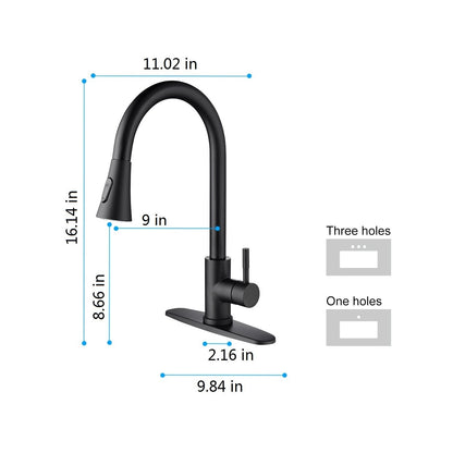 Kitchen Faucet with Pull Out Spraye