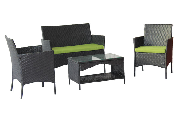 Patio Outdoor Rattan Furniture Set (4pcs)