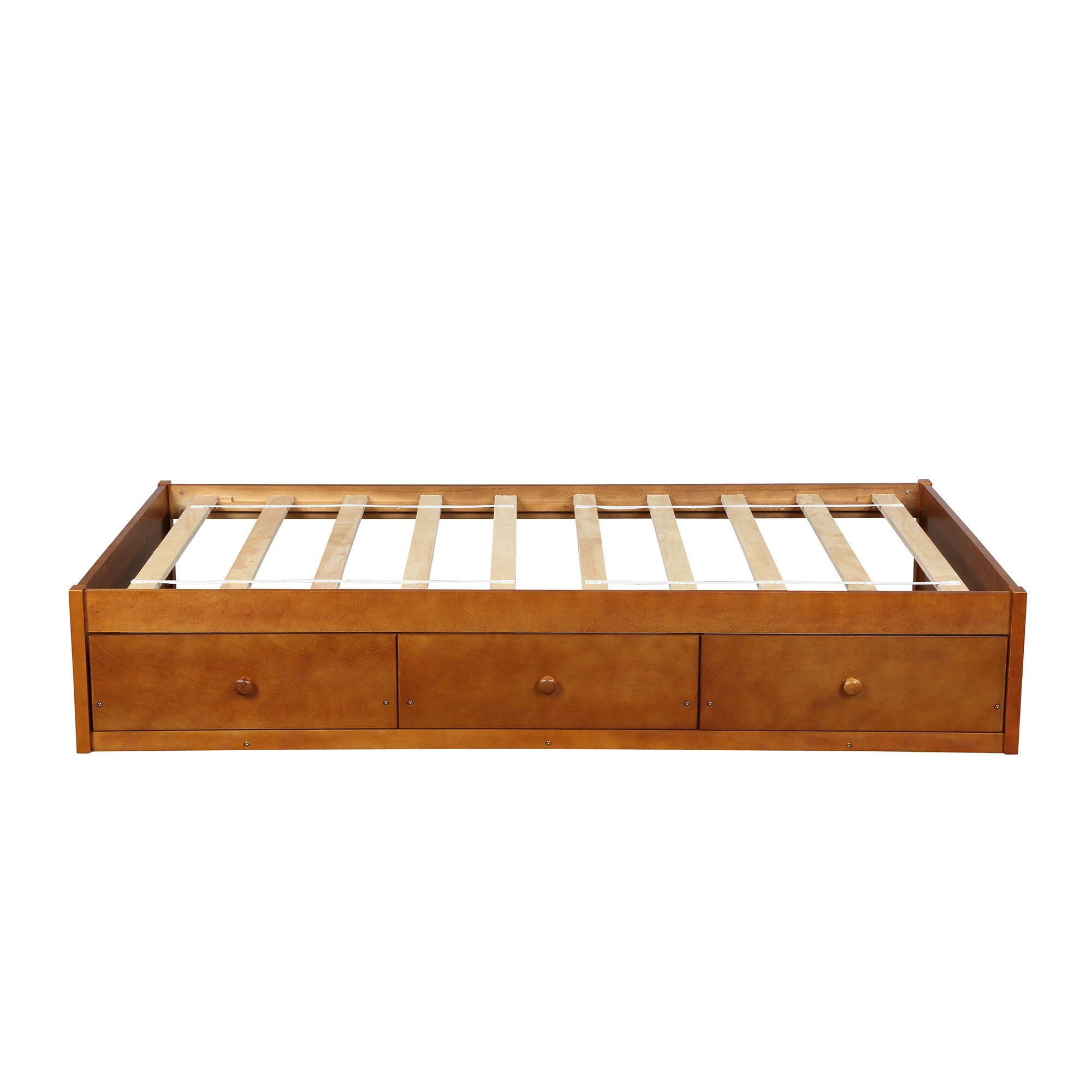 Twin Platform Storage Bed with 3 Drawers