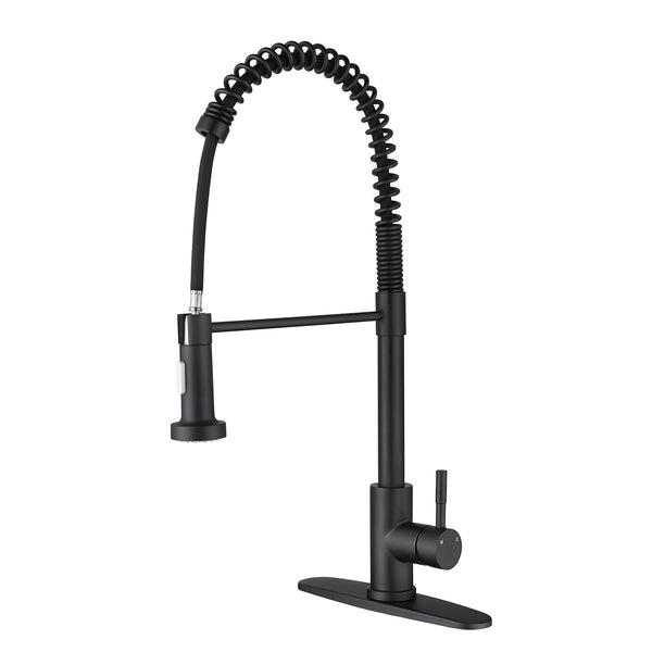 Pullout Spray Kitchen Faucet // MB02-Black