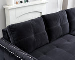 Sectional sofa with pulled out bed
