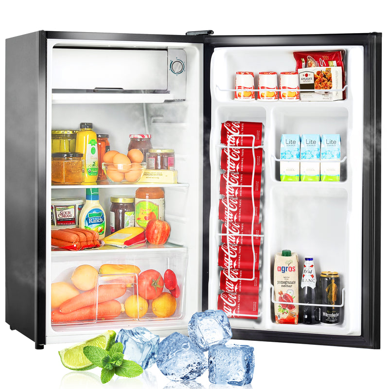 Compact refrigerator with freezer, 3.2 Cu.ft Mini Fridge