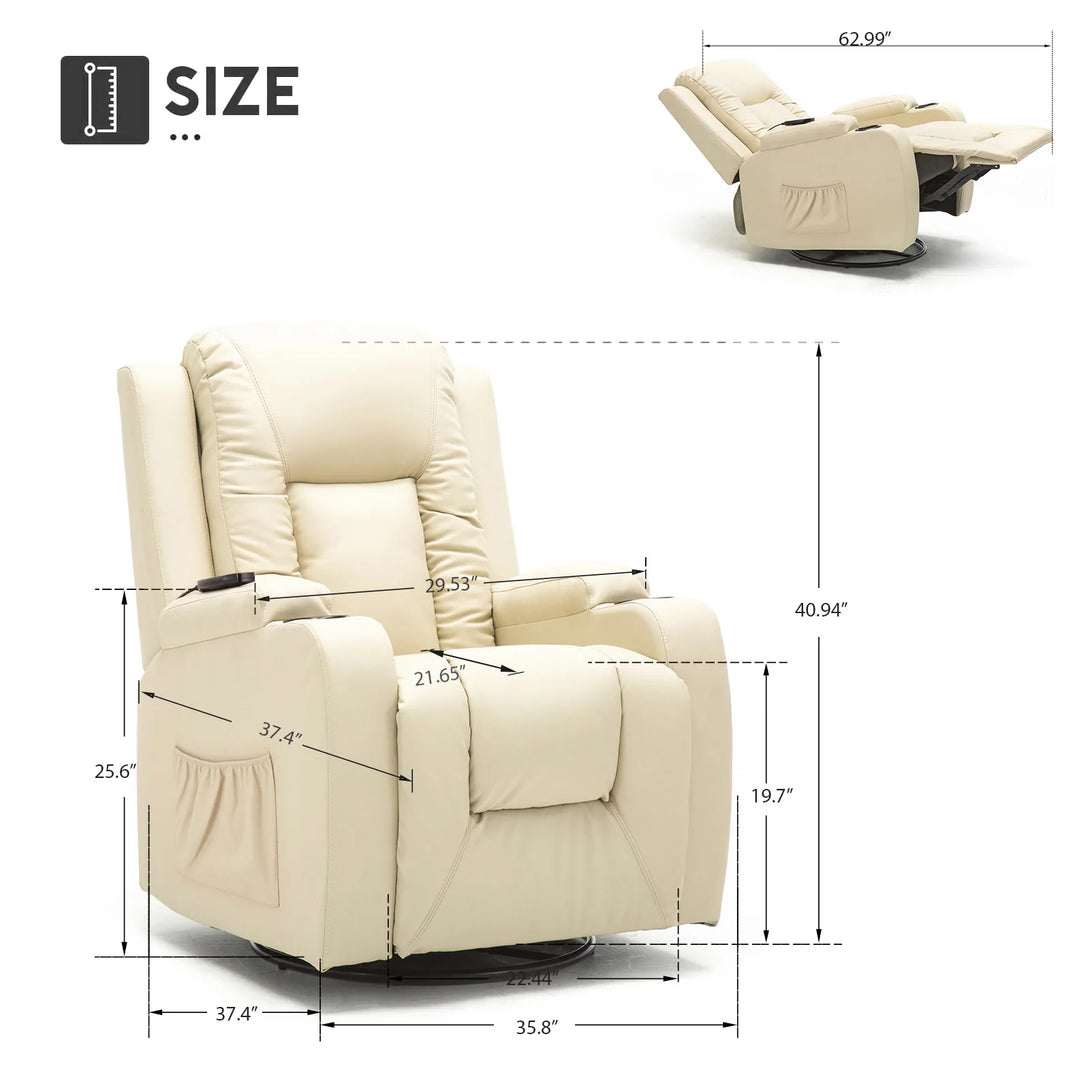 Comhoma Modern Massage Recliner Chair H7134