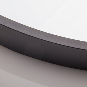 32" Wall Circle Mirror Black