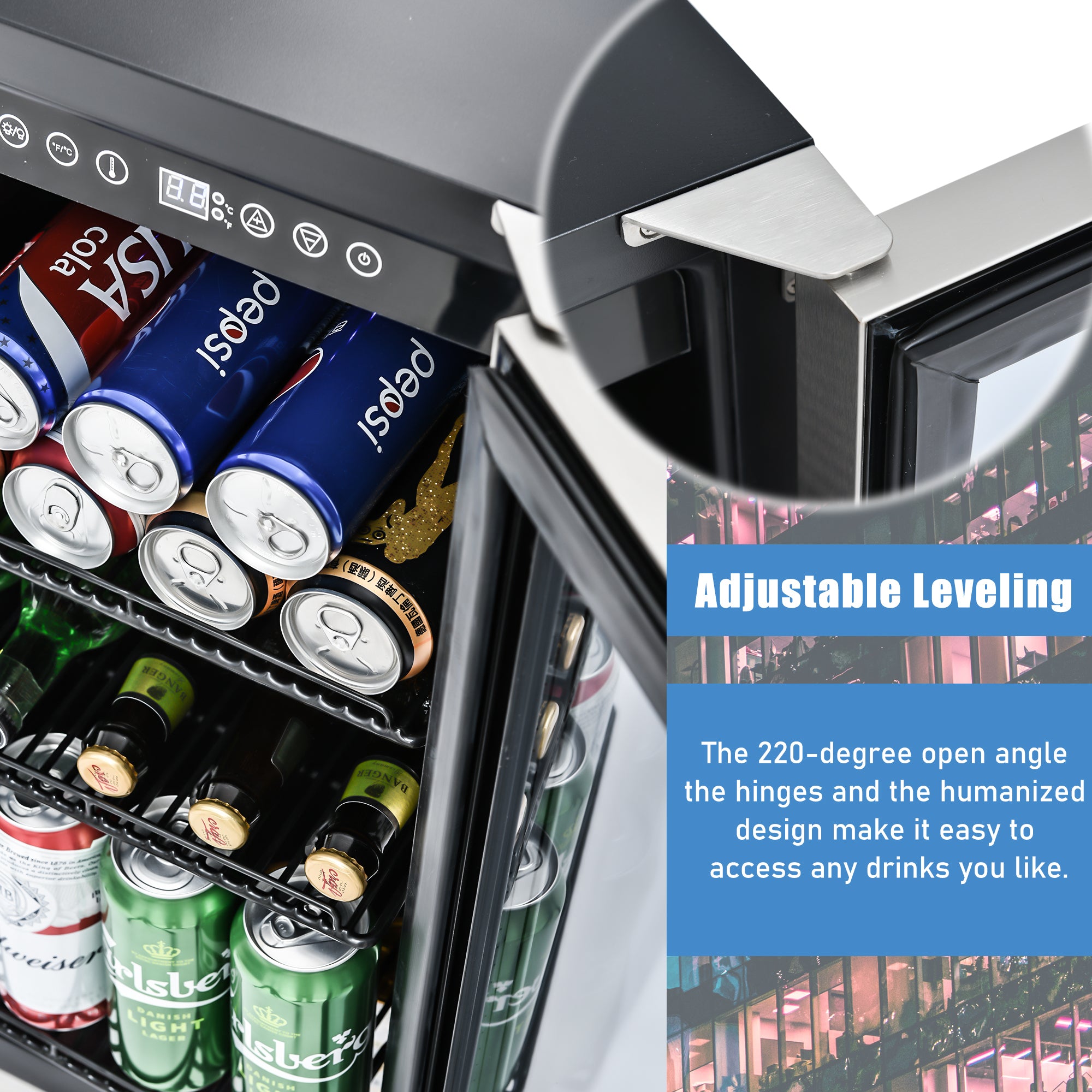 Built-in and Freestanding 15" Mini Beverage Refrigerator