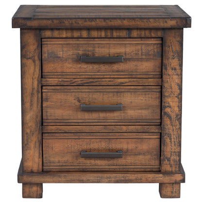 Rustic Wood Framhouse Nightstand