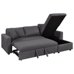 Upholstery Sectional Sofa with Storage Space
