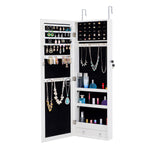 Fashion Simple Jewelry Storage Mirror Cabinet