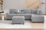 L Shaped Modern Sectional Sofa with Reversible Chaise