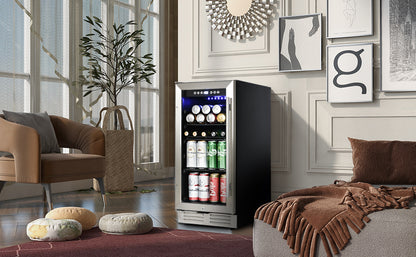 Built-in and Freestanding 15" Mini Beverage Refrigerator