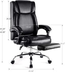 COMHOMA Office Chair with Footrest CH8252