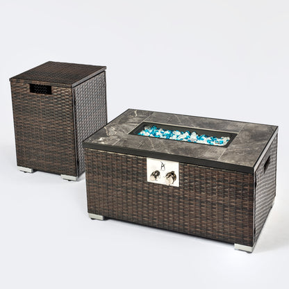 Rattan Propane Tank Cover