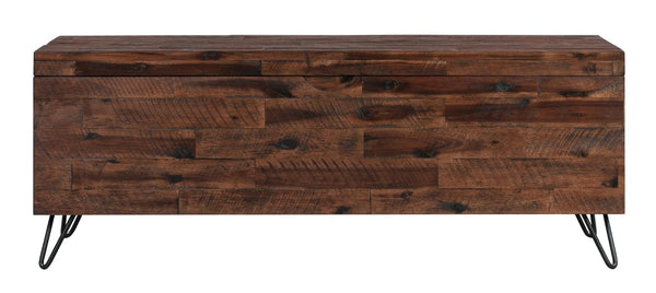 46" Acacia Wood Storage Trunk