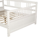 Wood Daybed with Support Legs-White