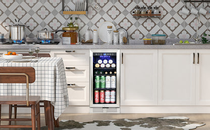 Built-in and Freestanding 15" Mini Beverage Refrigerator