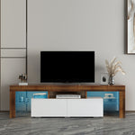 Living Room Furniture TV Stand Cabinet,Fir Wood,White