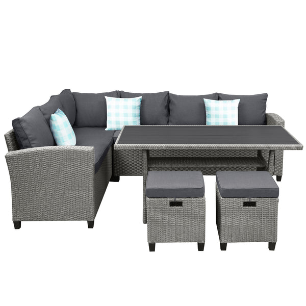 U-STYLE Patio Furniture Set (5Pcs)