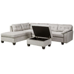 Sectional Sofa Set with Chaise Lounge