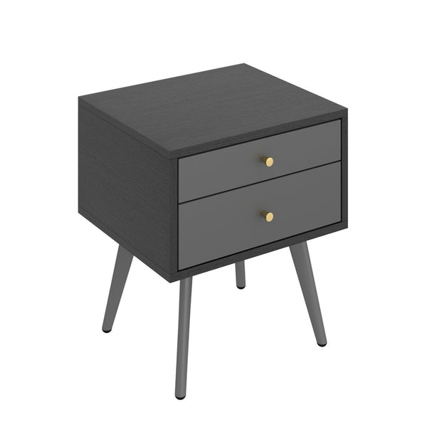 Modern Nightstand (Dark Grey)